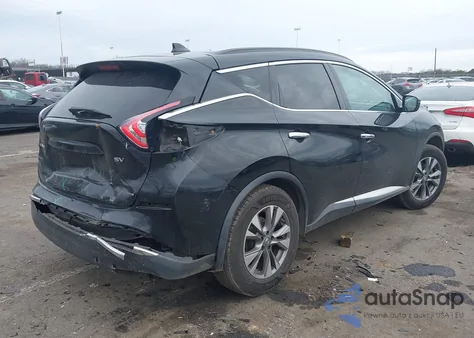2018 Nissan Murano Sv z USA, uszkodzony, nr VIN 5N1AZ2MG8JN150953